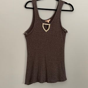 Juicy Couture Size Large Gray and Silver Tank Like New Condition So Soft